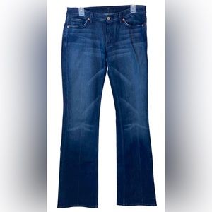 7 FOR ALL MANKIND WOMENS BLUE JEANS SIZE 31 FLYNT STYLE EXCELLENT CONDIT…